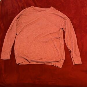 Light red sweater with pockets
